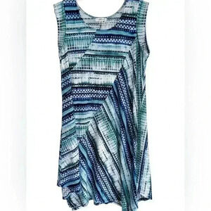 Women’s John Paul Richard’s Tank Boho Stretch Relaxed Knit Comfy Casual Top XL